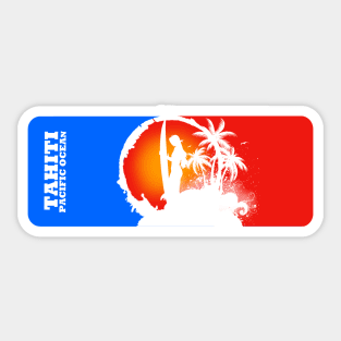 TAHITI Surf Paradise Sticker